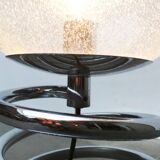 Floor lamp with spiral bulb from the German space age mid-century by Ingo Maurer for M-Design, 1960s.