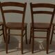 4 Lutherrma brand bistro chairs in their patinas – Very good condition