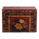 Antique chest painted vermilion red made of pine – China, circa 1900