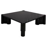 Gae Aulenti for Knoll Made of Black Marble Italian Square Coffee Table "Jumbo"