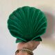 Empty ceramic pocket scallop shell