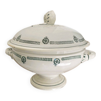 Castres earthenware soup tureen