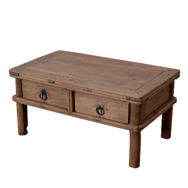 Linyi – Table de chevet chinoise en orme ancien n°5