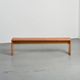 Mountain bench in solid pine, France, circa 1975