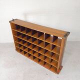 Sorting cabinet, compartment cabinet with 40 pieces of waste, 1950s