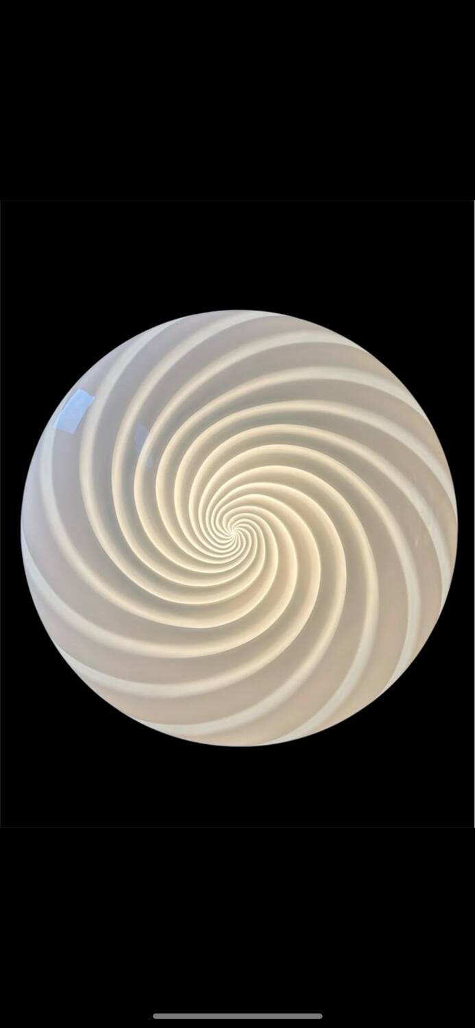 Large Vetri wall lamp in Murano glass, Italy 1970