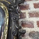 Napoleon III style panoramic mirror