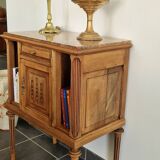 Louis XVI style wood and marble furniture