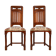 Pair of neo-Gothic chairs in Carved Walnut circa 1890