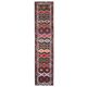Tapis couloir vintage en laine et coton turc noué à la main 82x380