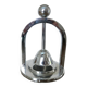 Art deco citrus press in chrome-plated brass 1930s 40s