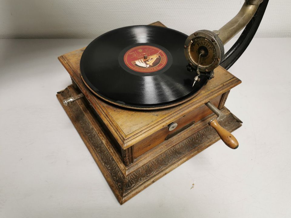Gramophone à Pavillon - phonograph Pathéphone n°4 for 78 rpm record