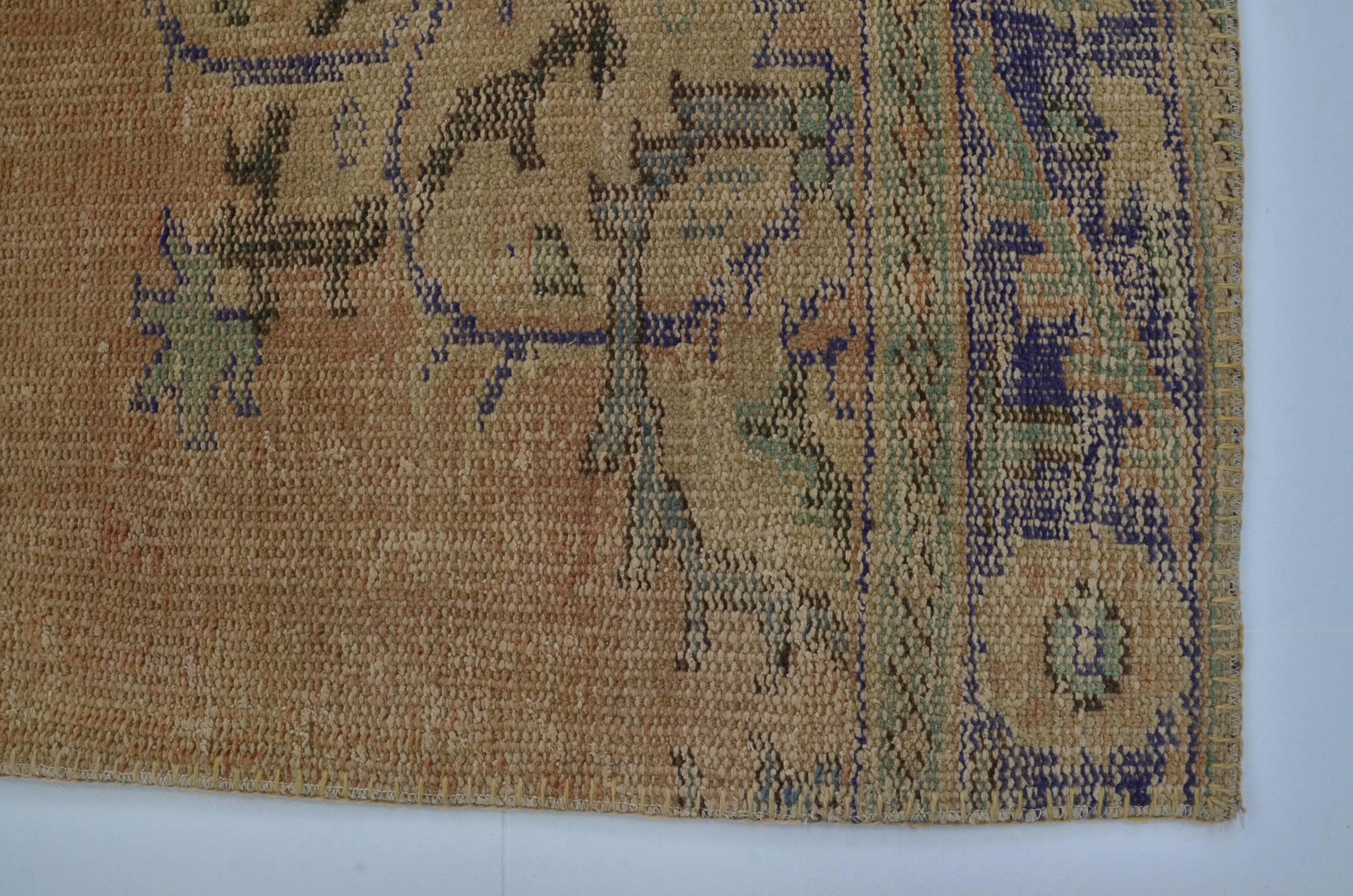 Beige Turkish Floral Carpet sku 3037