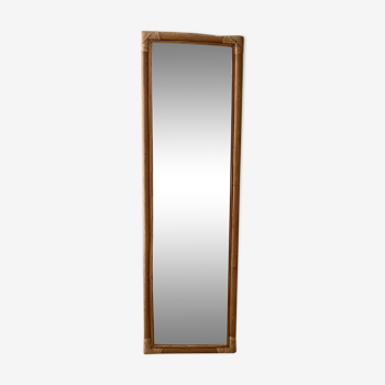 Miroir rotin rectangulaire