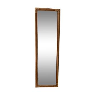 Miroir rotin rectangulaire