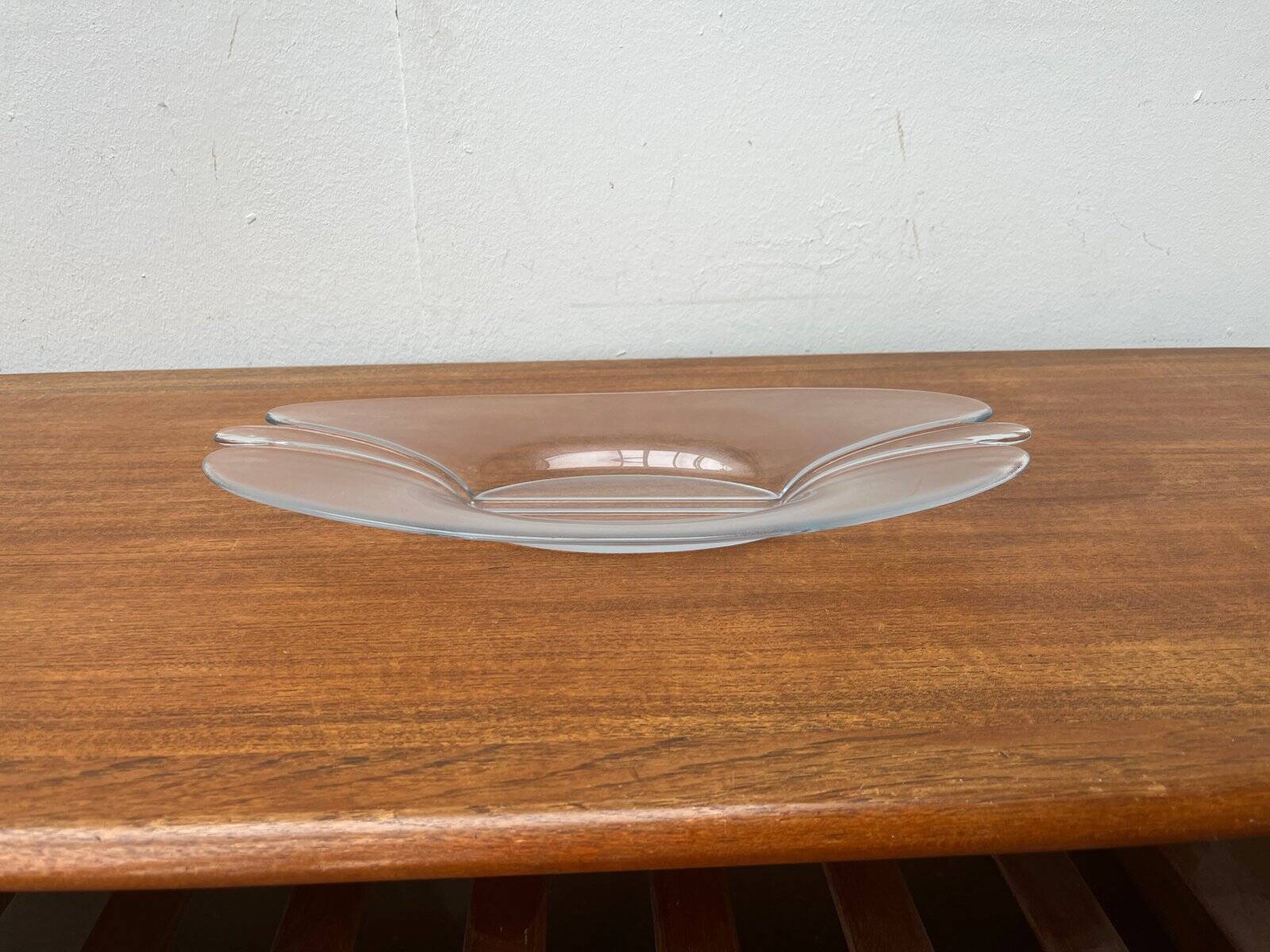 Vintage glass bowl from Holmegaard, 1970s.