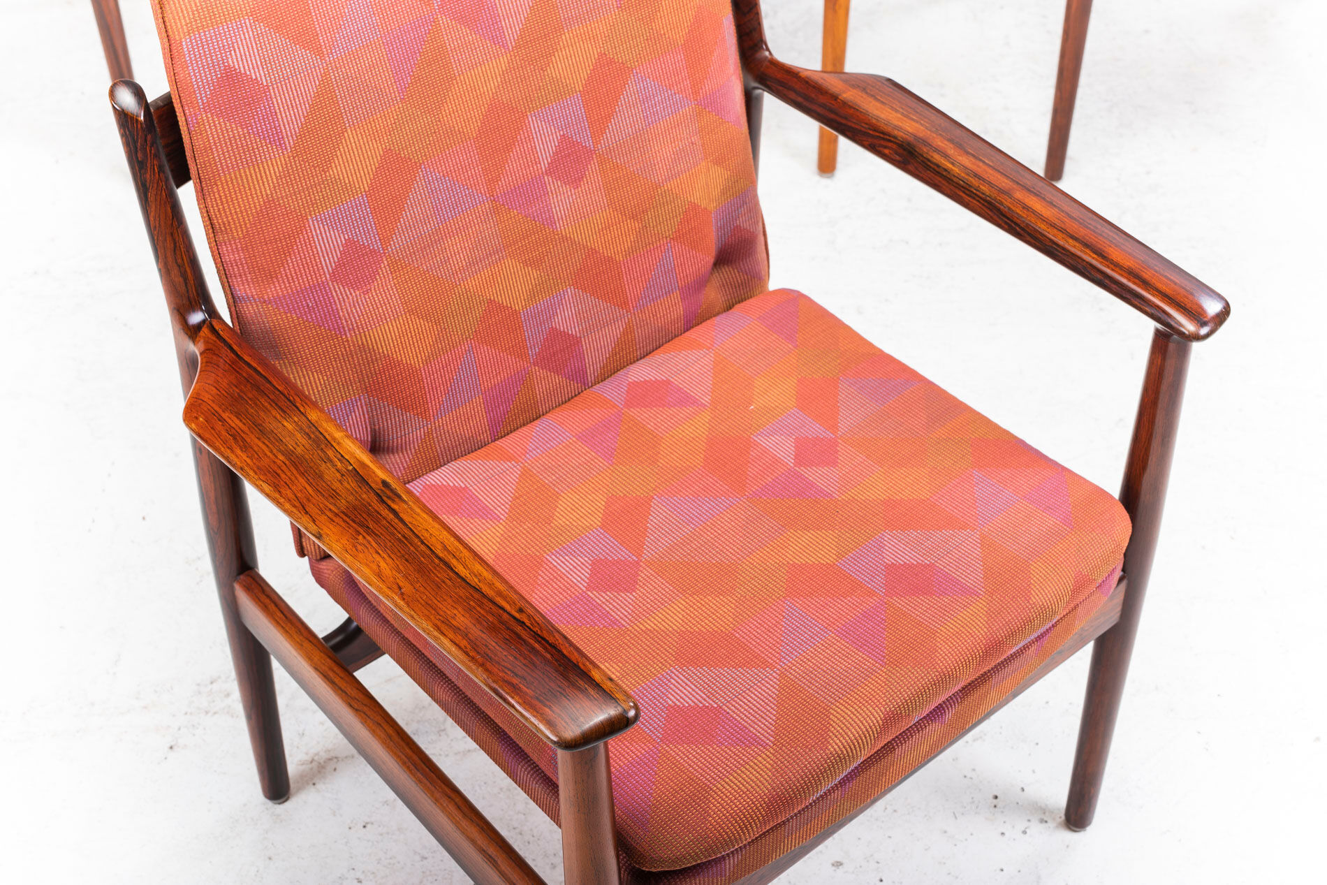Lot de 4 fauteuils modèle 341 par Arne Vodder pour Sibast