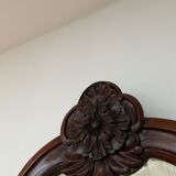 Rococo mahogany mirror