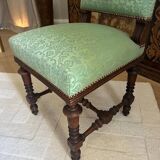 Wooden chair in Henri II style – Neo-Renaissance – Fully restored