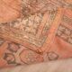 Large Vintage Moroccan Rug 203 x 376 cm, Peach Berber Wool Rug Handmade