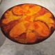 Vintage orange rug