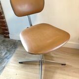 Adjustable and swivel vintage office chair
