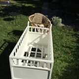 Old baby bed camper 1950 vintage