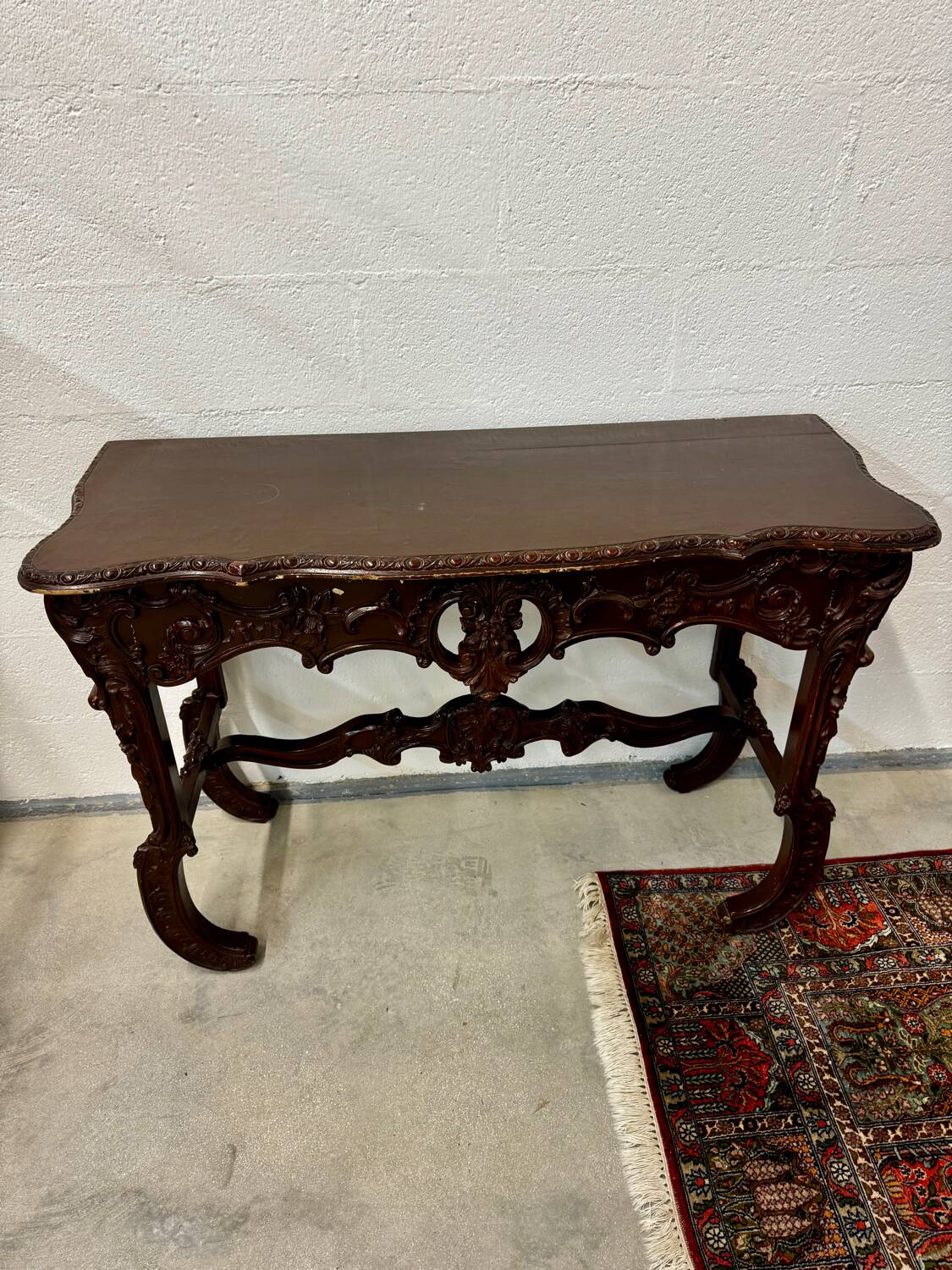 19th-century Louis XVI style wooden console