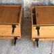 Pair of modular modernist buffets as a bookshelf.