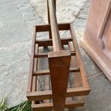 Porte bouteille en bois ancien