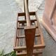 Old wooden bottle holder