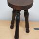Tabouret vintage tripode