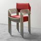 Set of 6 chairs mod. spaghetti giandomenico belotti for alias ​​80s vintage