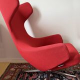 Grand Repos Armchair and Ottoman by Antonio Citterio