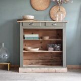 Parisian green museum buffet