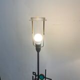 Pair of Mid-century Modern Iron and Glass Table Lamps by Svend Aage Holm Sørensen