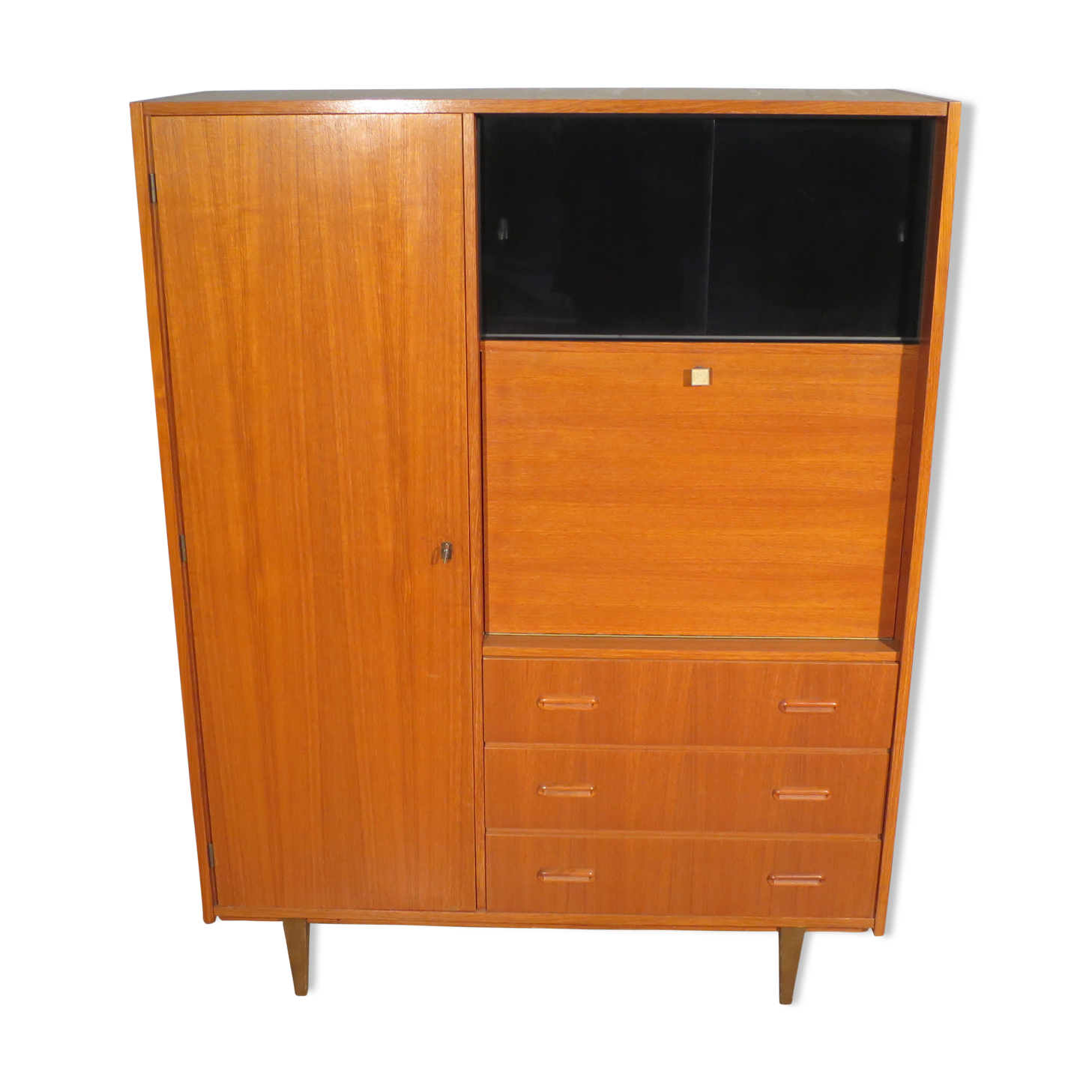 7th-sitte teak closet secretary