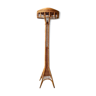 Rattan lamppost from the 1950s