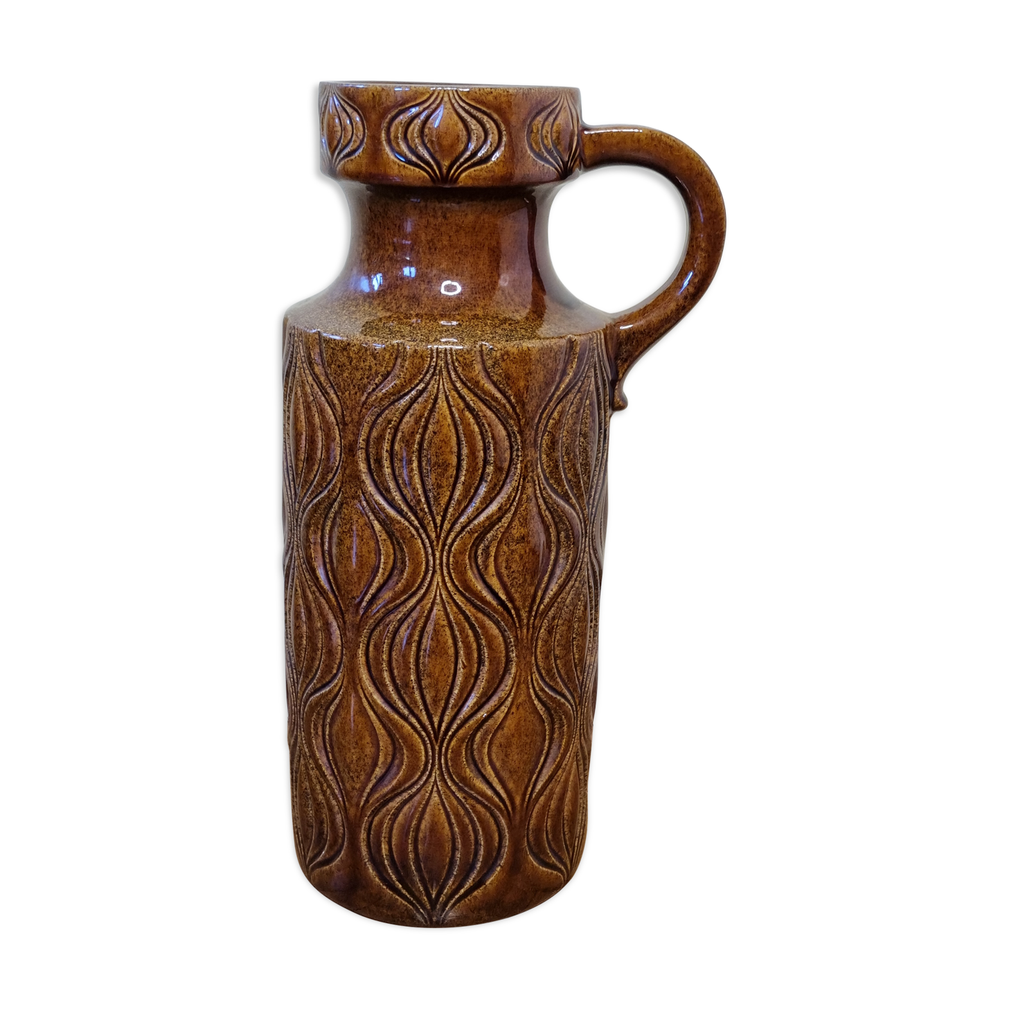 Vintage vase Scheurich Keramik model "Onion", West Germany, XL, 45 cm