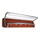 Chrome-plated metal coat rack, 1960s