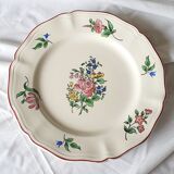 Set of two dessert plates Lunéville décor Reverbère