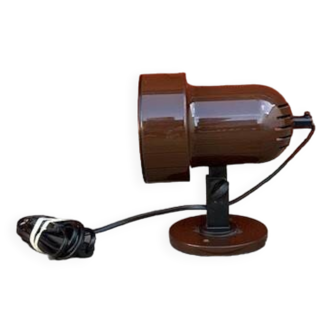 Brown wall light - sweden 70s/80s
