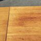 70' wood and chrome kitchen table