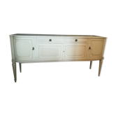 Enfilade style Louis XVI laquée crème