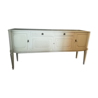 Enfilade style Louis XVI lacquered cream