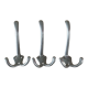 Series of 3 hooks from the 50s-60s in cast aluminum
