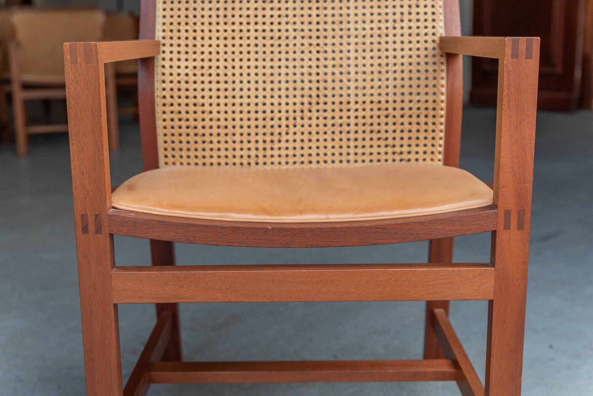 Set of 8 'King series' dining chairs by Rud Thygesen & Johnny Sørensen