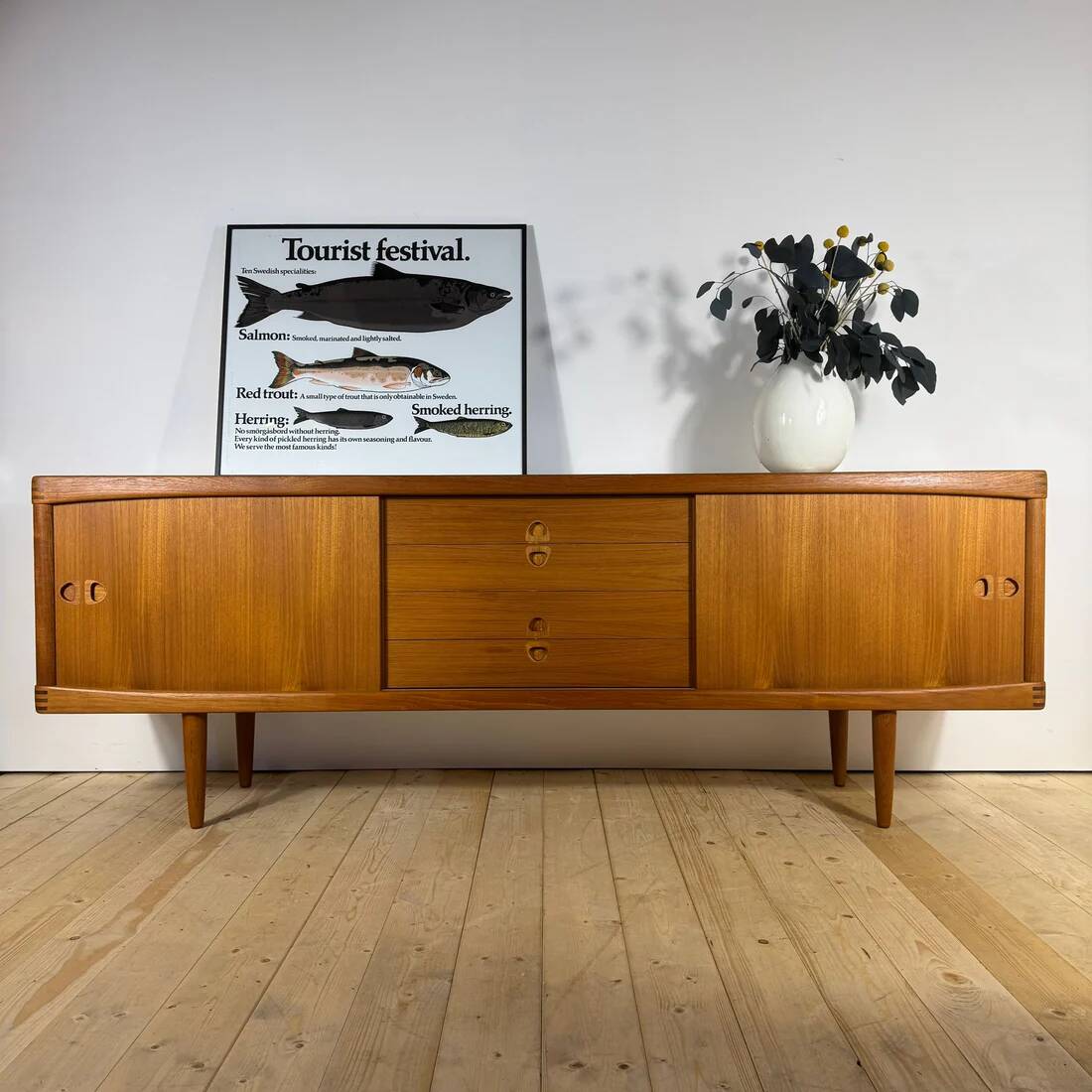 Vintage buffet by H.W. Klein for Bramin in teak – Danish design from the 1960s.