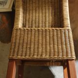 4 chaises rotin