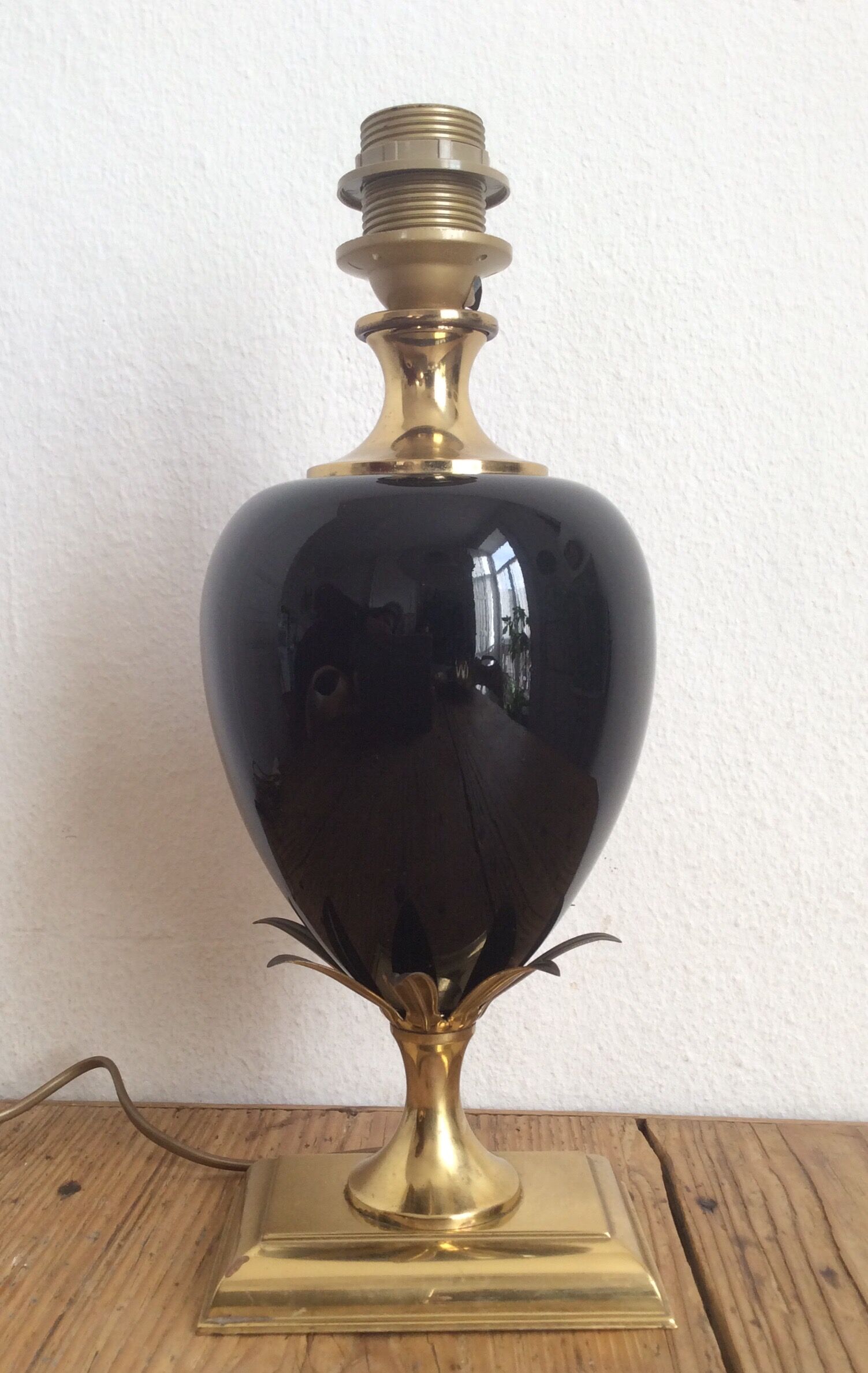 Brass lamp foot, 1960s